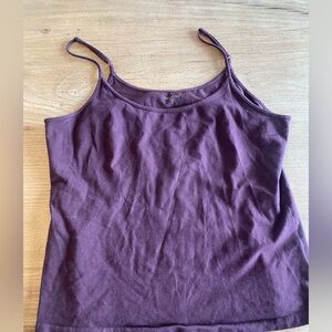 Garnet Hill Purple Sleeveless Camisole Top‎ Women’s Small Preloved